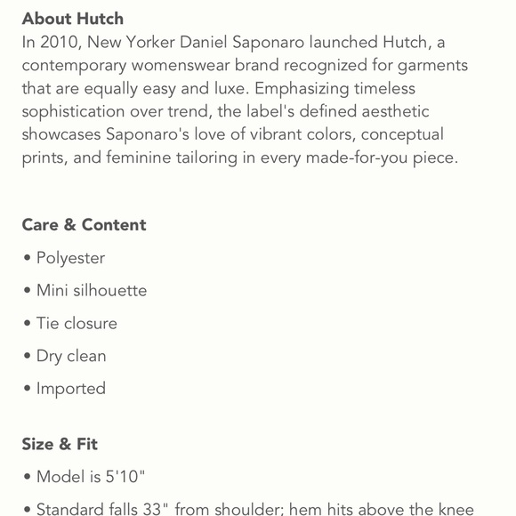 Anthropologie Hutch Geo Wrap Mini Dress - Picture 5 of 5